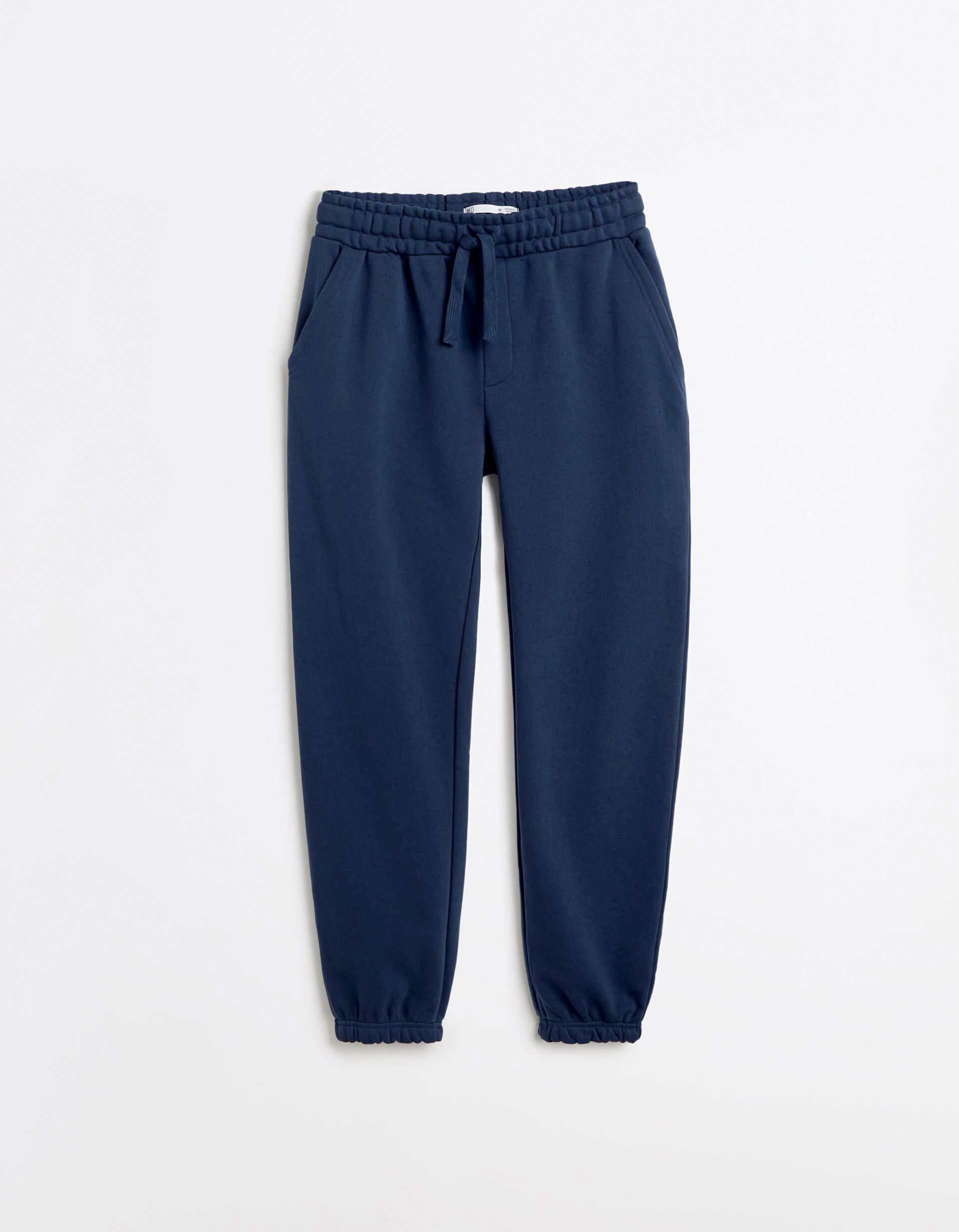 Comprar Online Cal&ccedil;as Jogger De Felpa, Homem, Azul