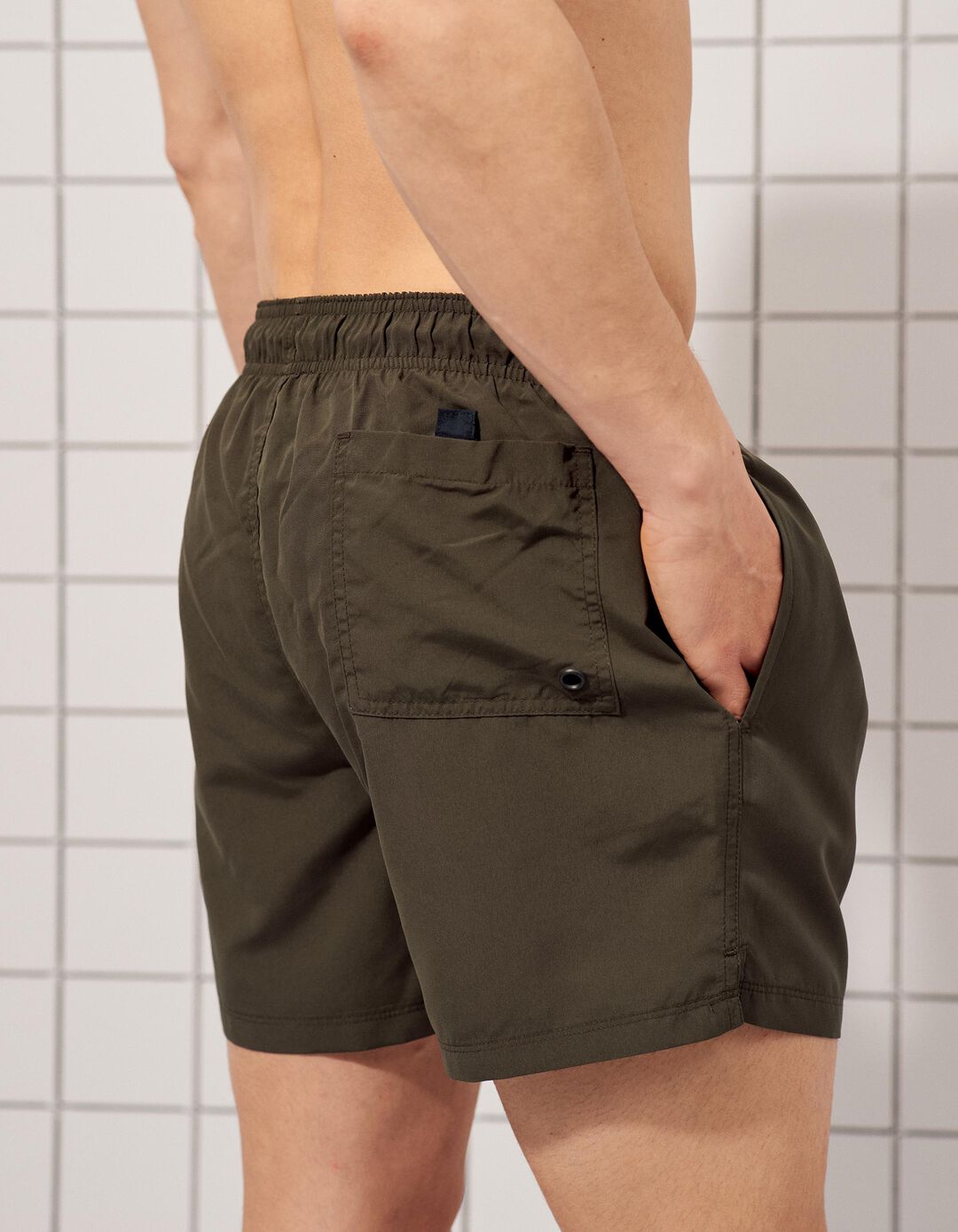 Cal&ccedil;&otilde;es de Banho, Homem, Verde Escuro