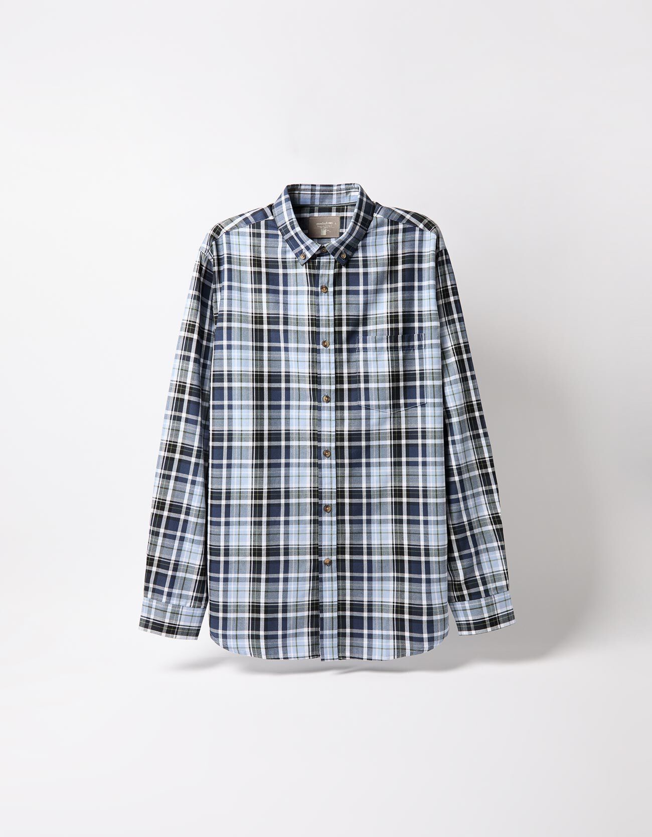 Comprar Online Camisa de Xadrez, Homem, Azul