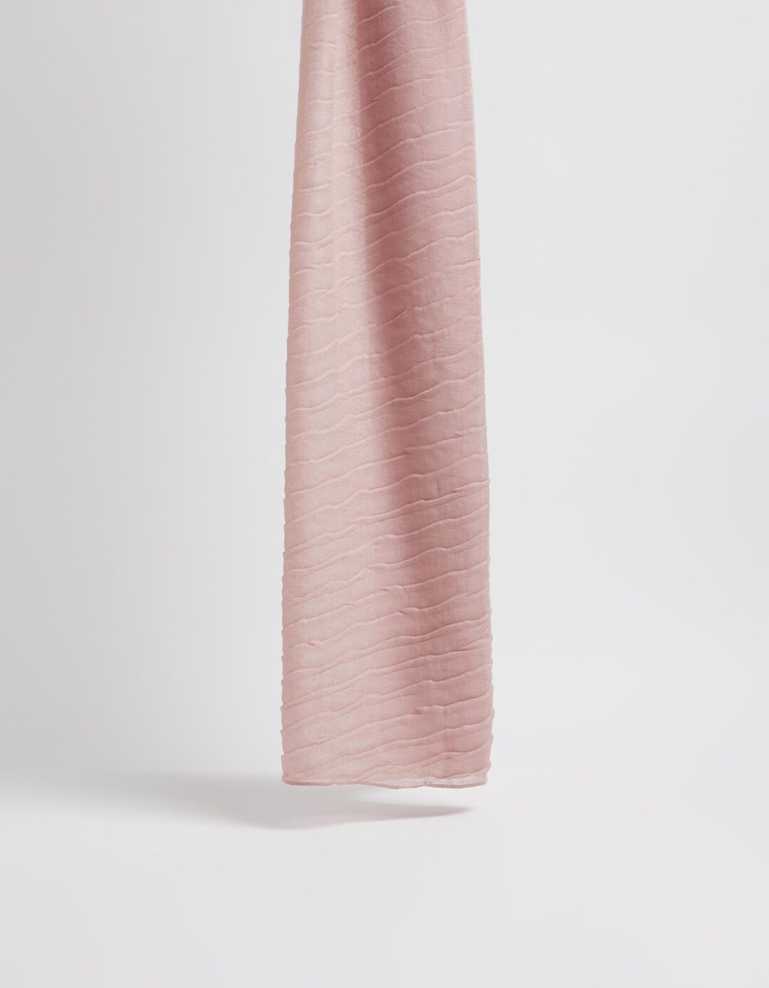 Pleated Scarf, Woman, Pink