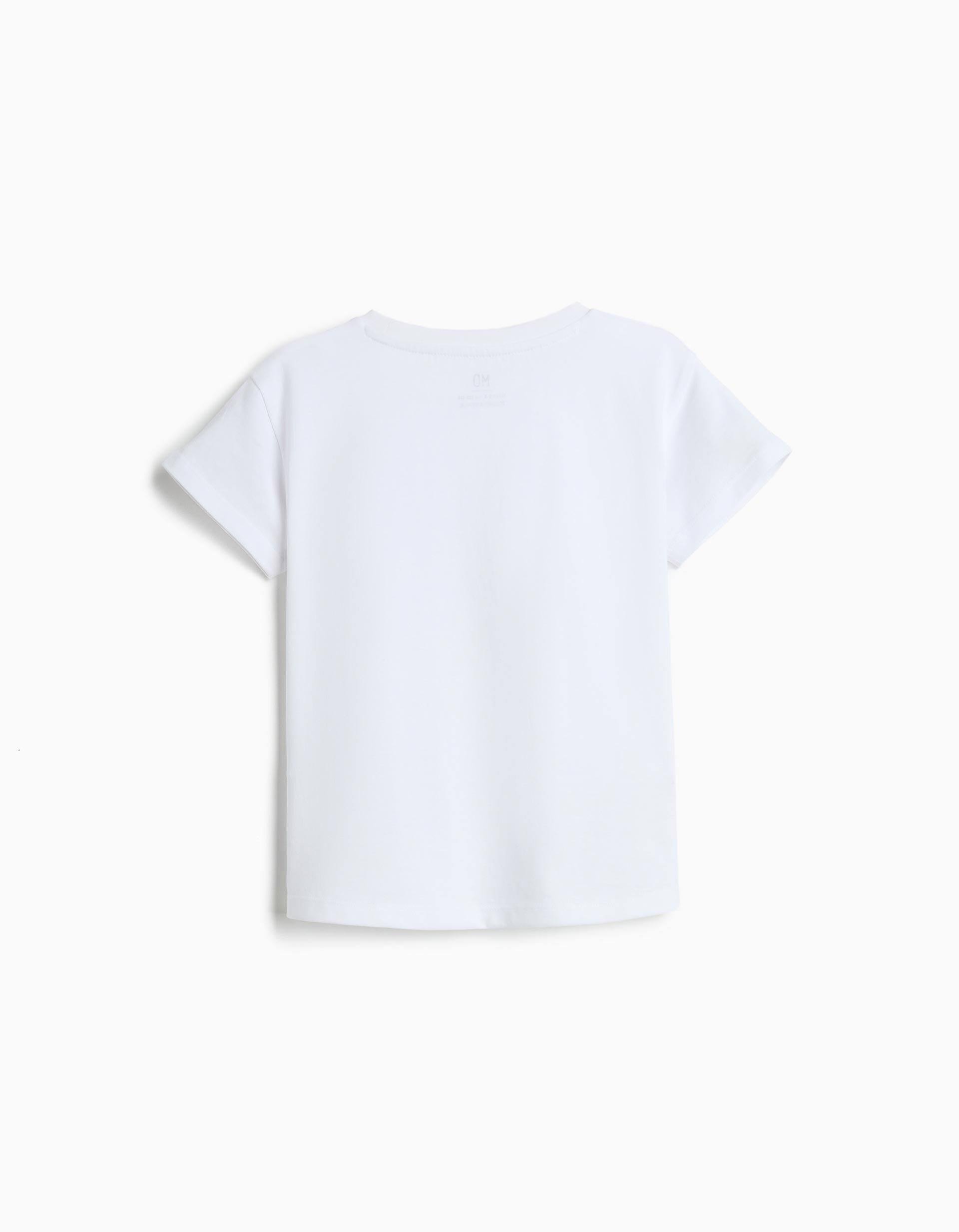 Comprar Online T-shirt Estampada, Menina, Cru