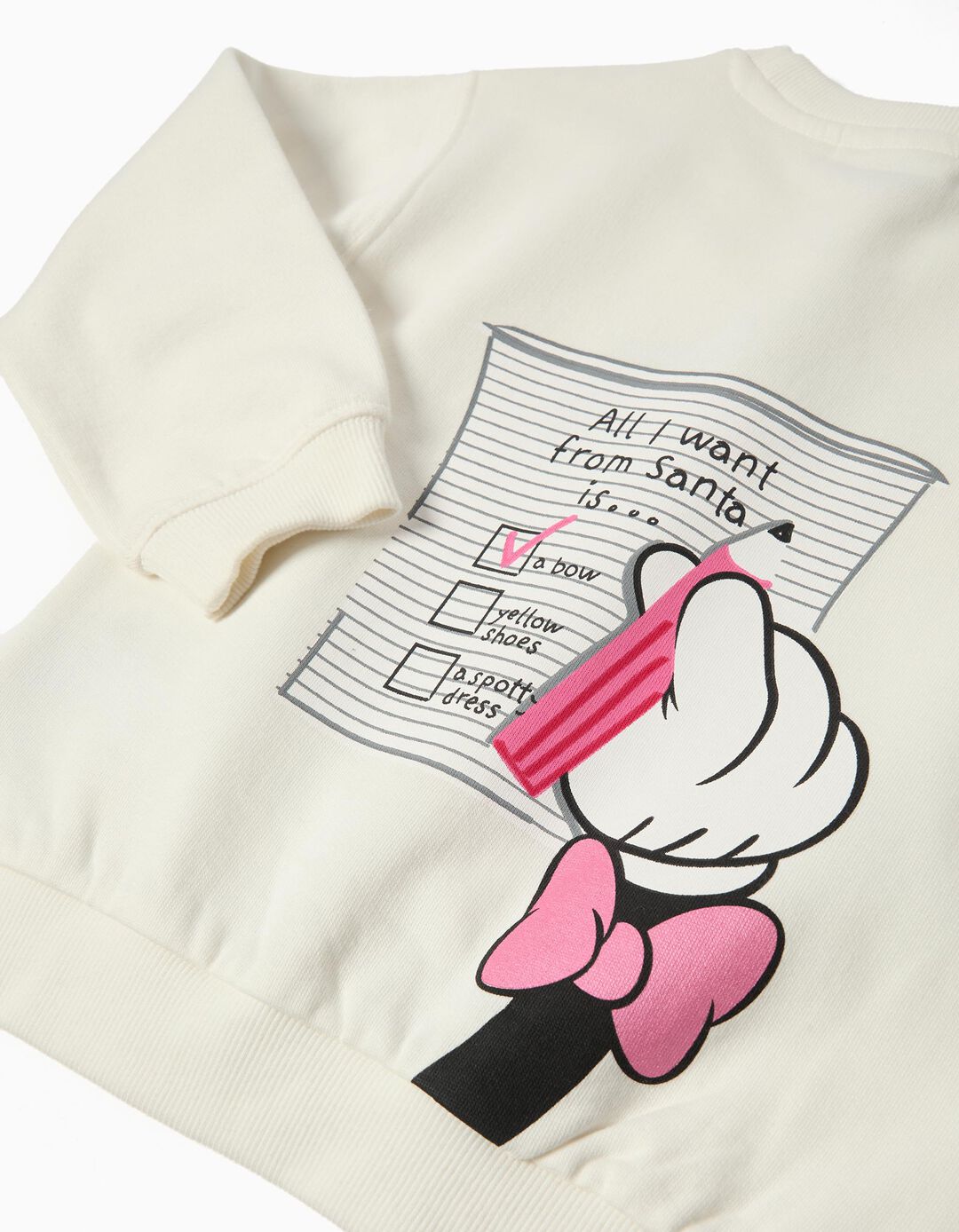 Sweatshirt 'Minnie' ©Disney, Menina, Branco