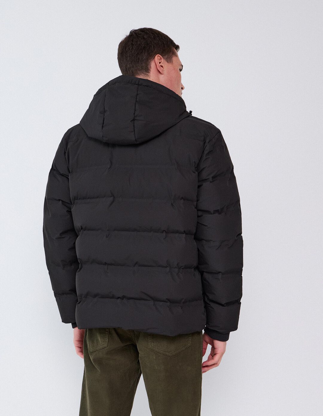 Casaco Puffer, Homem, Preto
