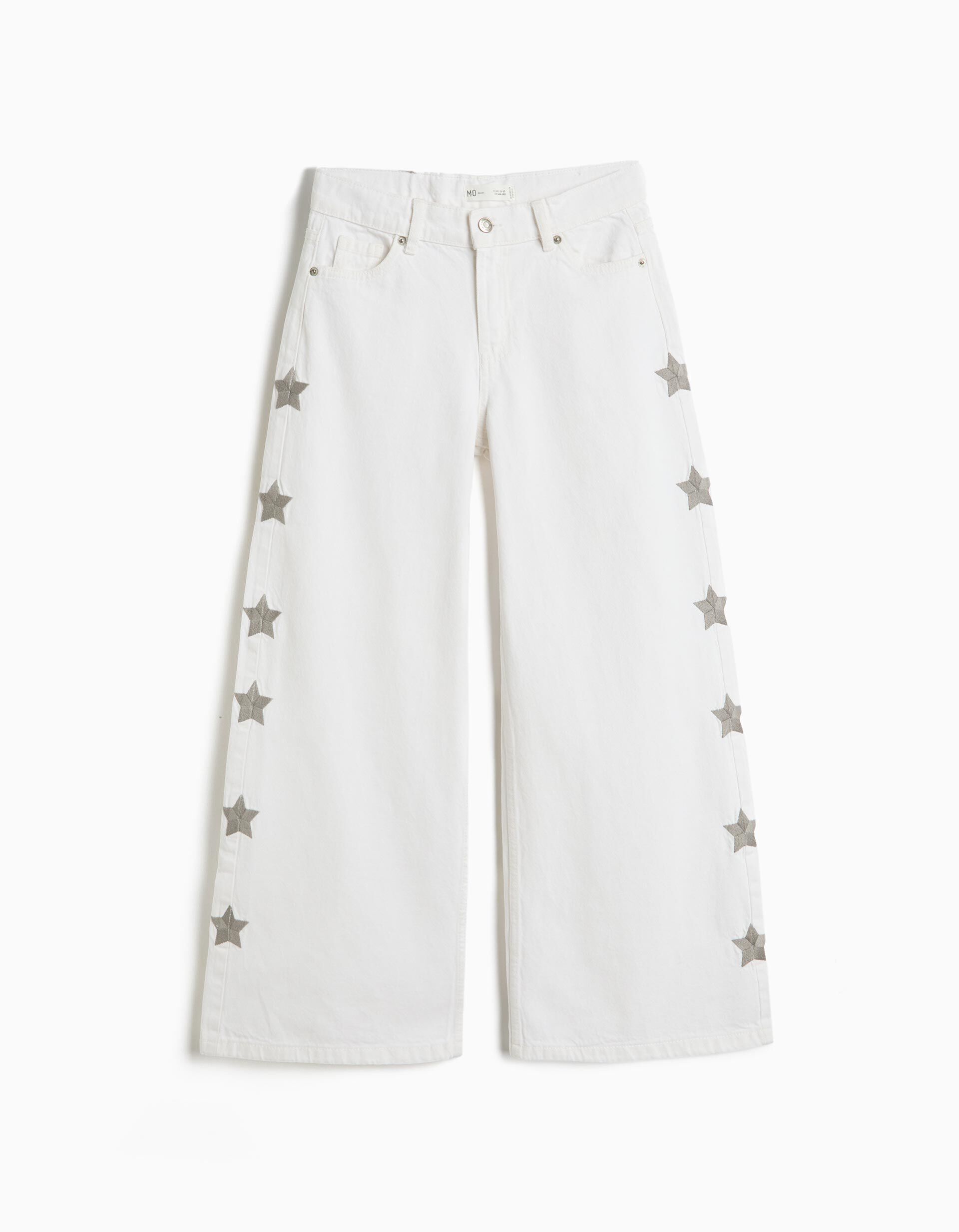 Comprar Online Cal&ccedil;as Relaxed Fit, Menina, Branco