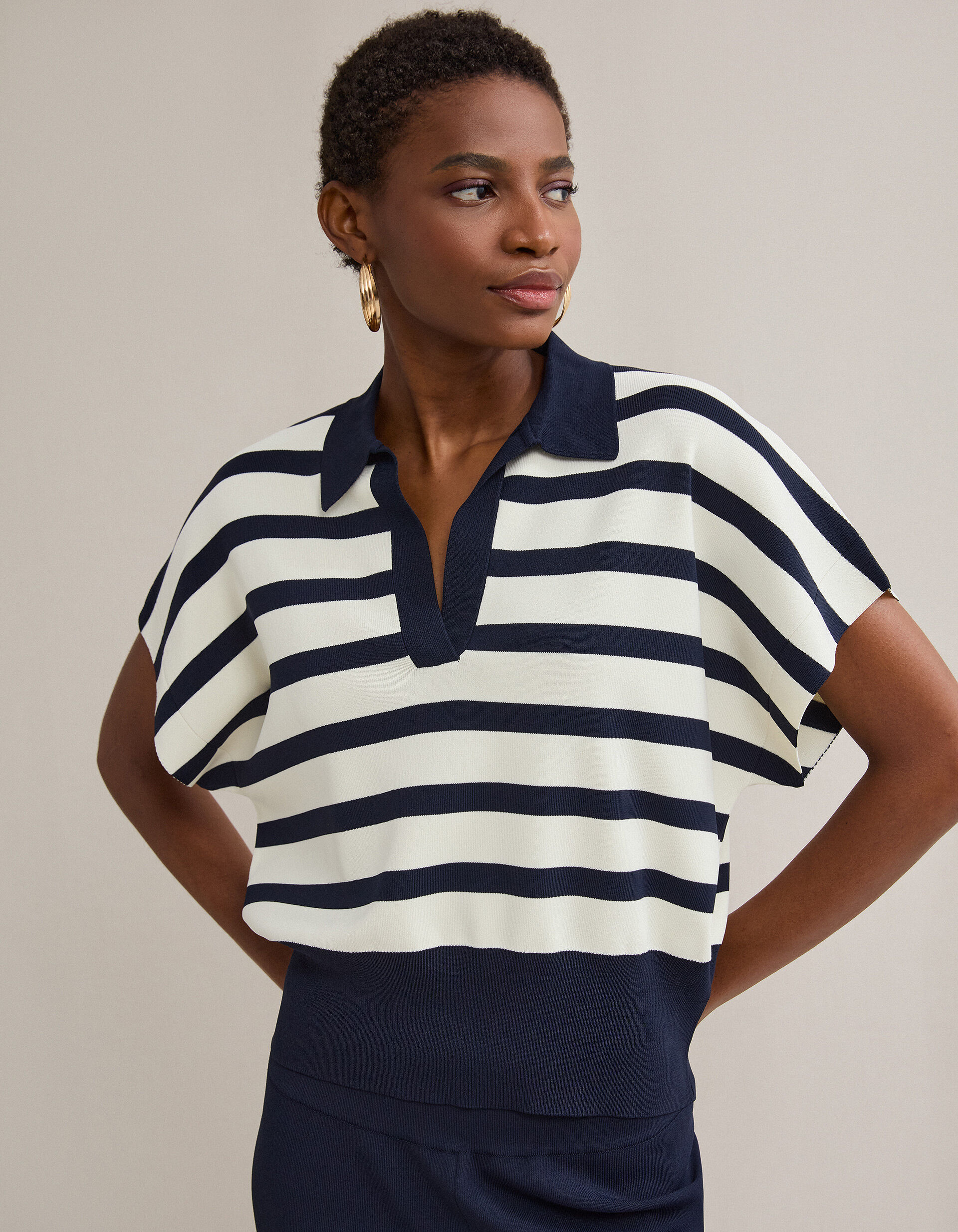 Comprar Online Polo de Malha, Mulher, Azul Escuro