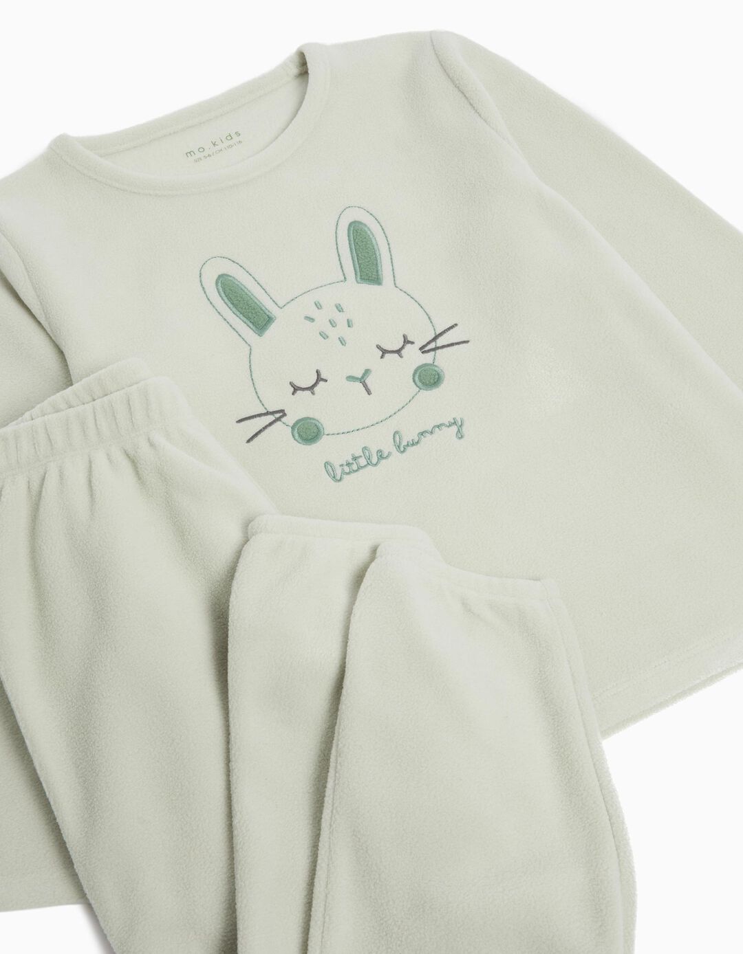 Pijama Polar, Menina, Verde Claro