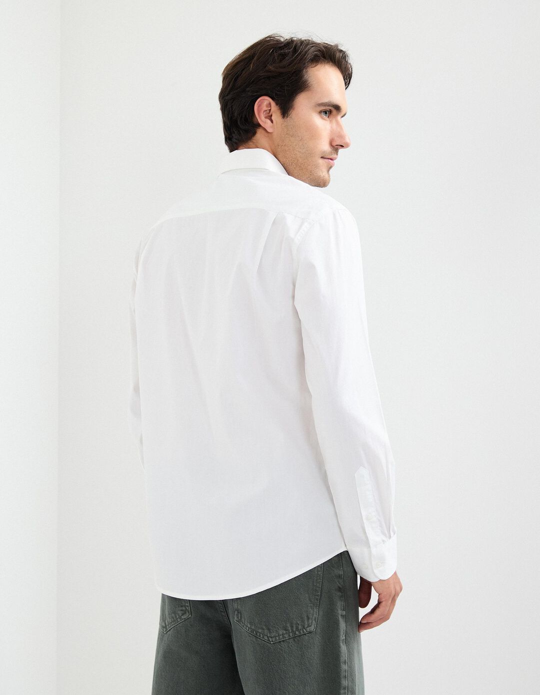 Camisa, Homem, Branco