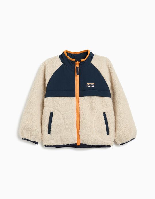 Comprar Online Casaco de Sherpa, Menino, Bege