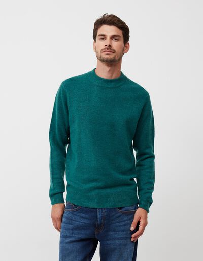 Knitted Jumper, Men, Green
