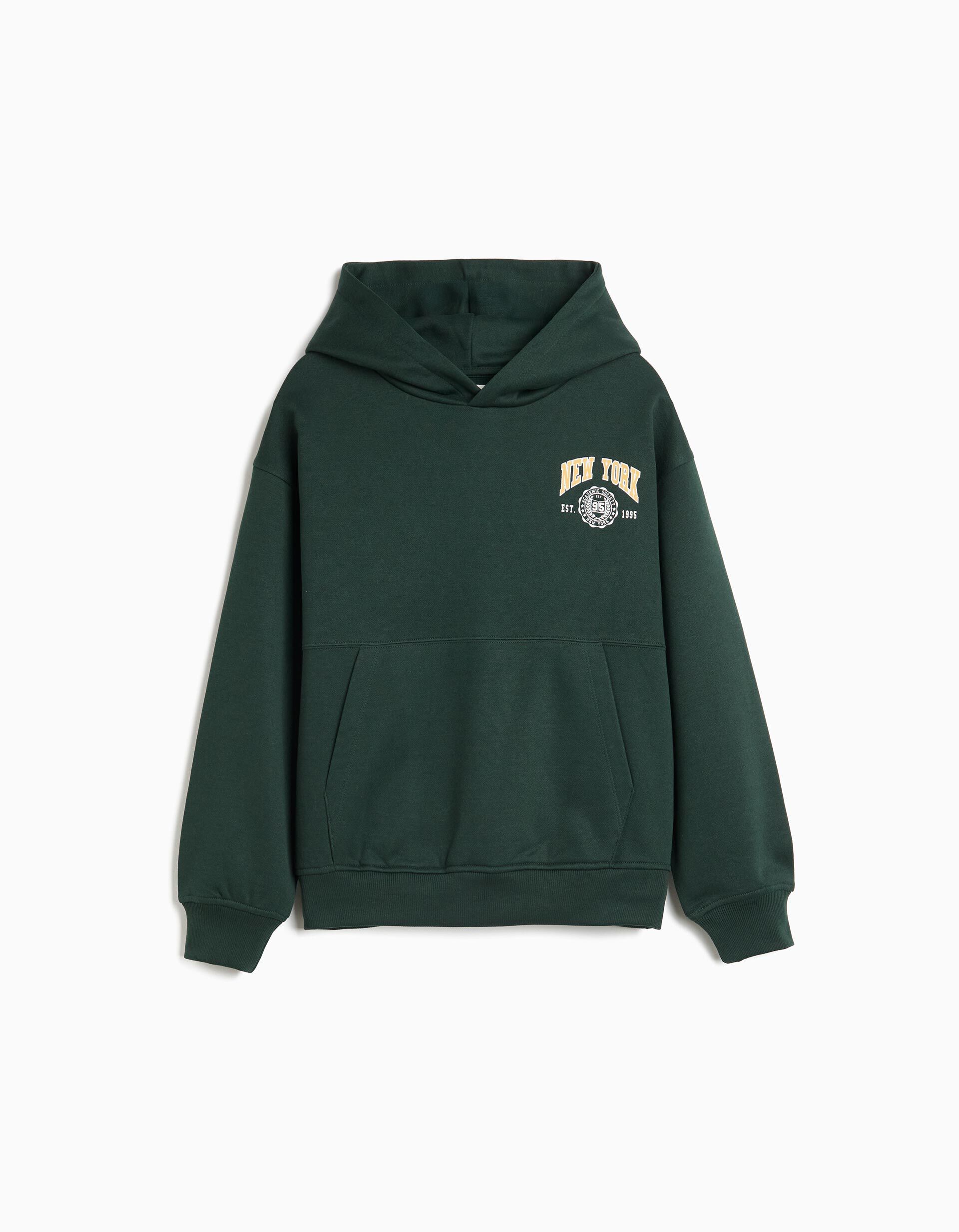 Comprar Online Sweatshirt De Felpa, Menino, Verde Escuro