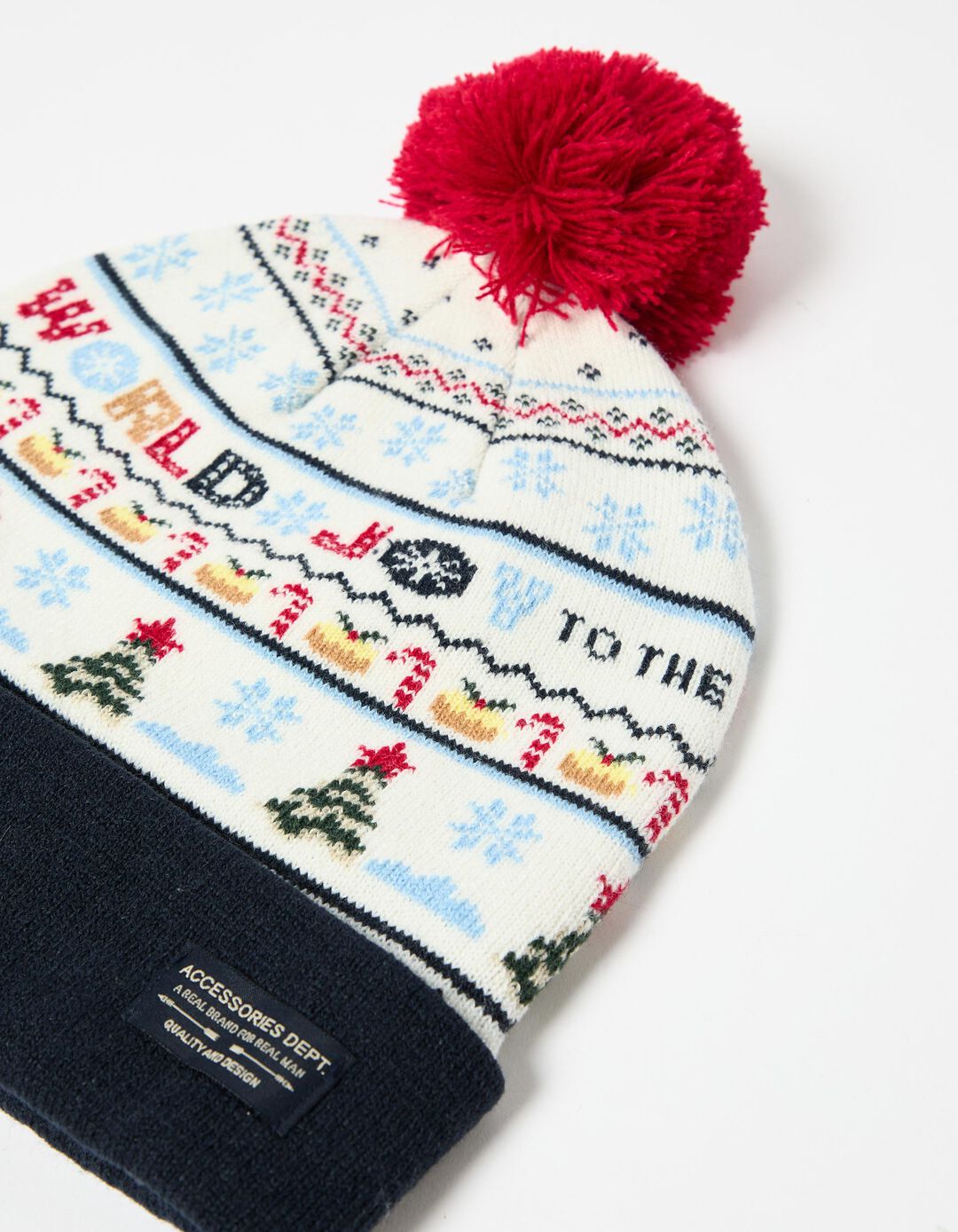 Gorro de Natal, Homem, Azul Escuro