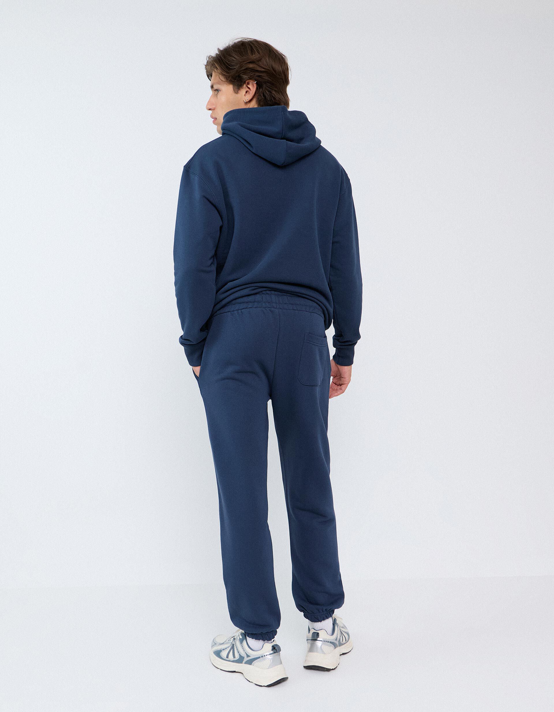 Comprar Online Cal&ccedil;as Jogger De Felpa, Homem, Azul