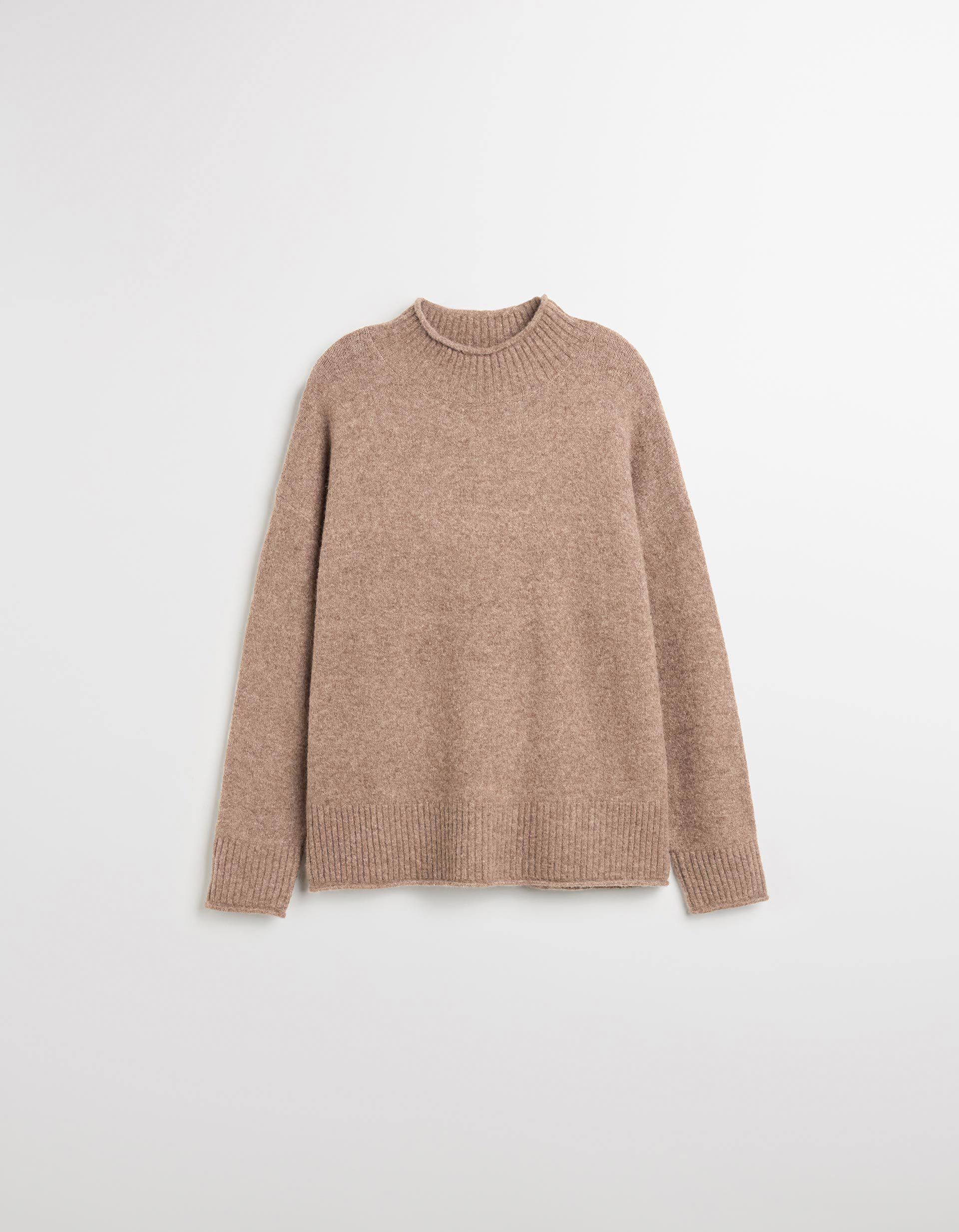 Comprar Online Camisola de Malha, Mulher, Bege