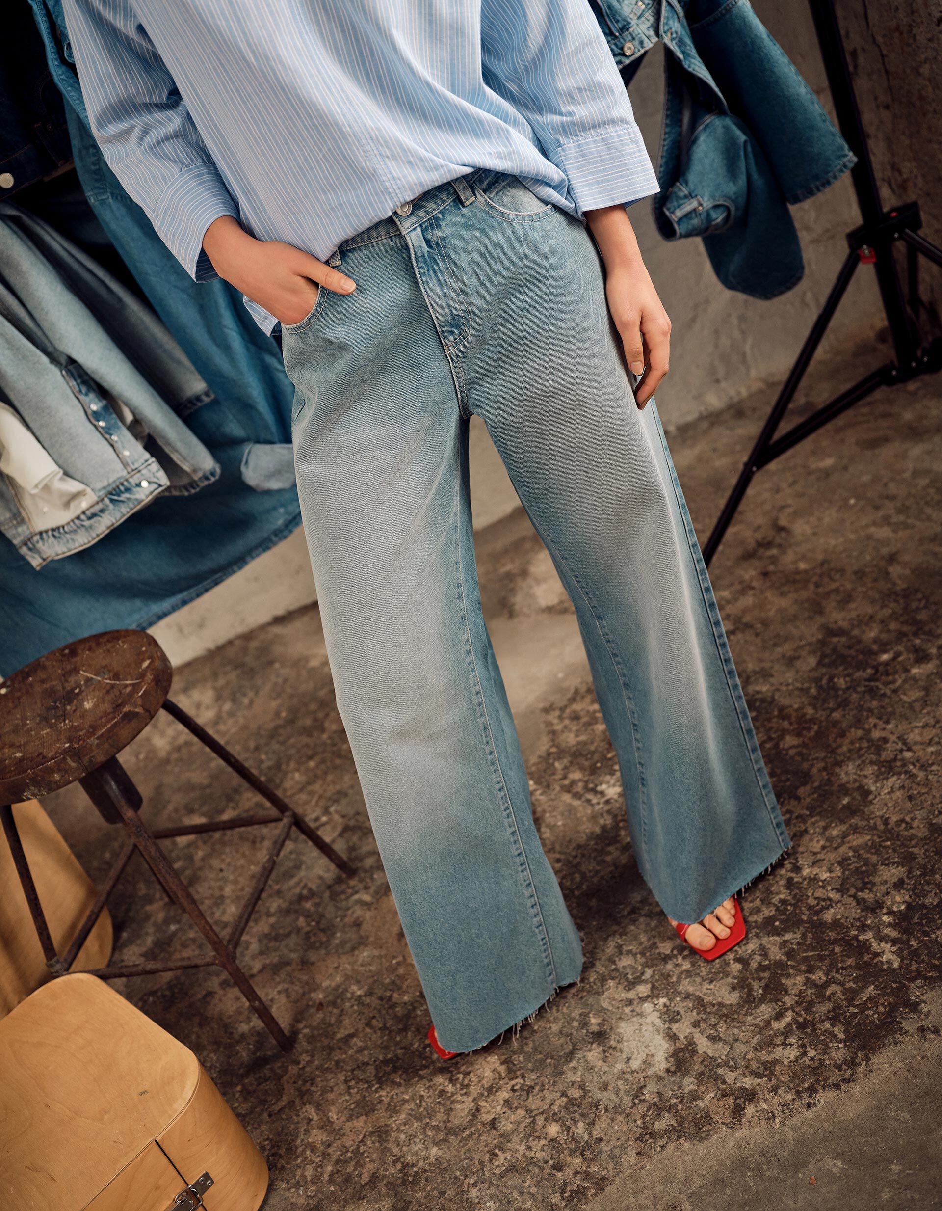 Comprar Online Cal&ccedil;as de Ganga, Mulher, Azul Claro