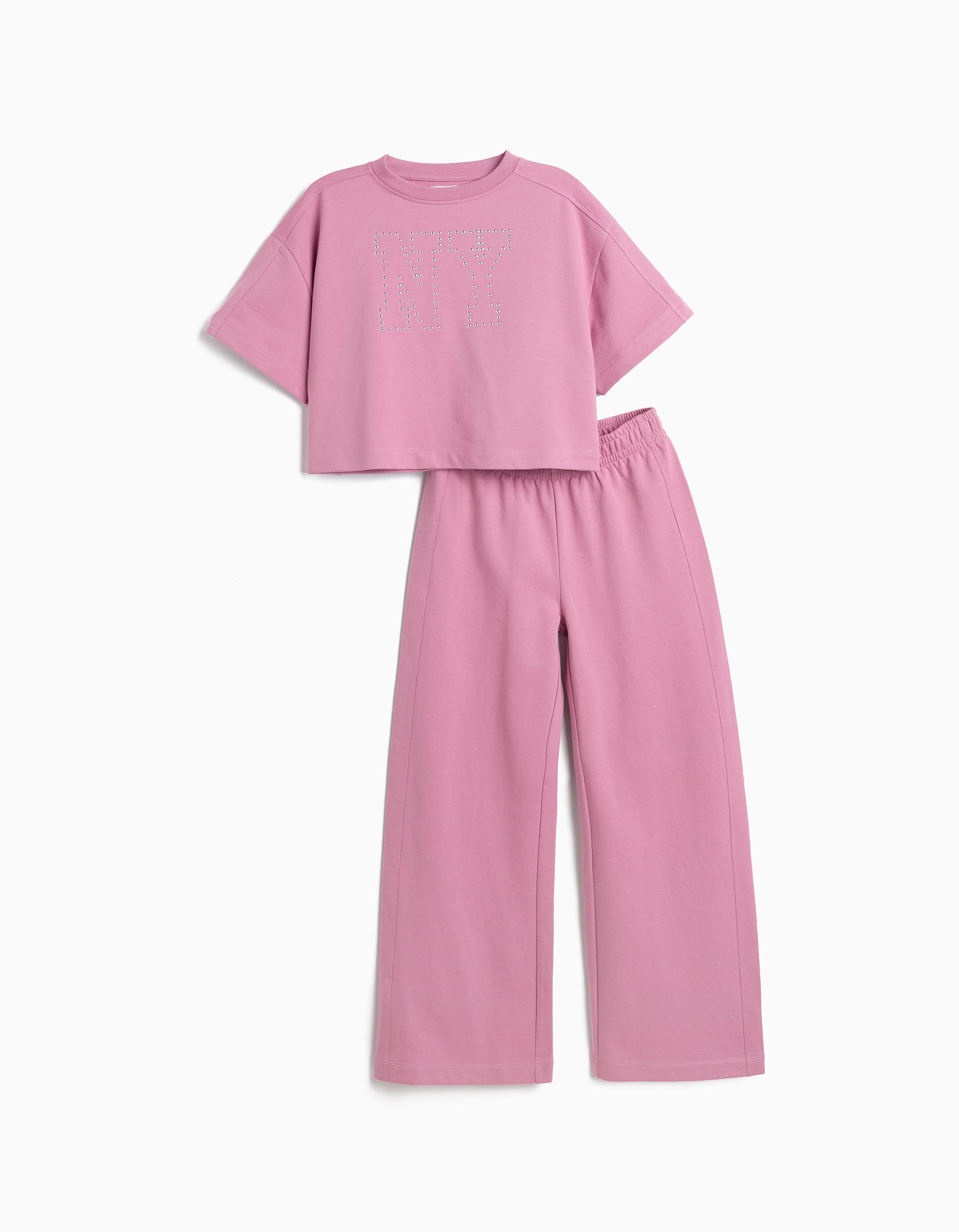 Comprar Online Conjunto de Felpa, Menina, Rosa