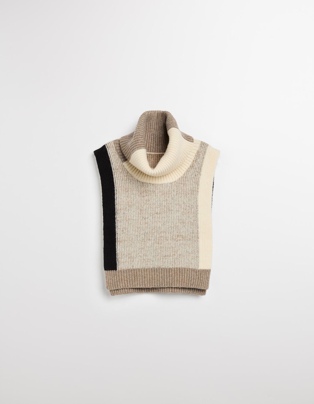 Gola de Malha, Mulher, Bege