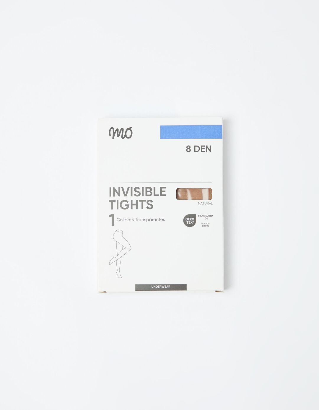 Collants 8 DEN, Mulher, Natural