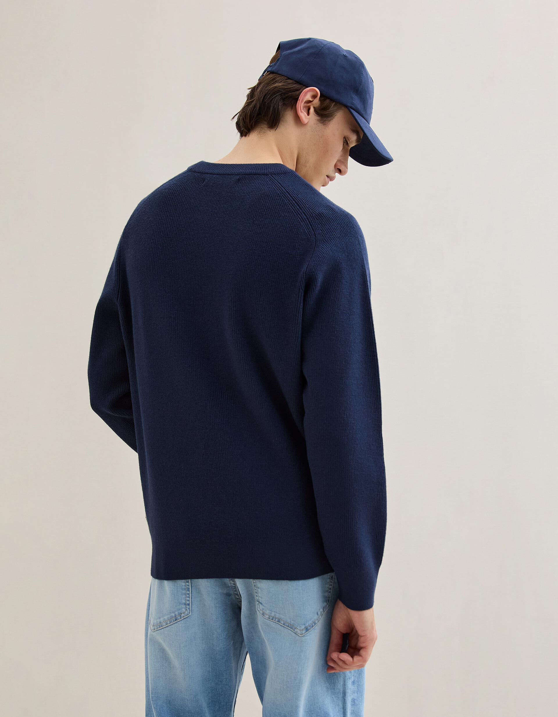 Comprar Online Camisola de Malha, Homem, Azul Escuro