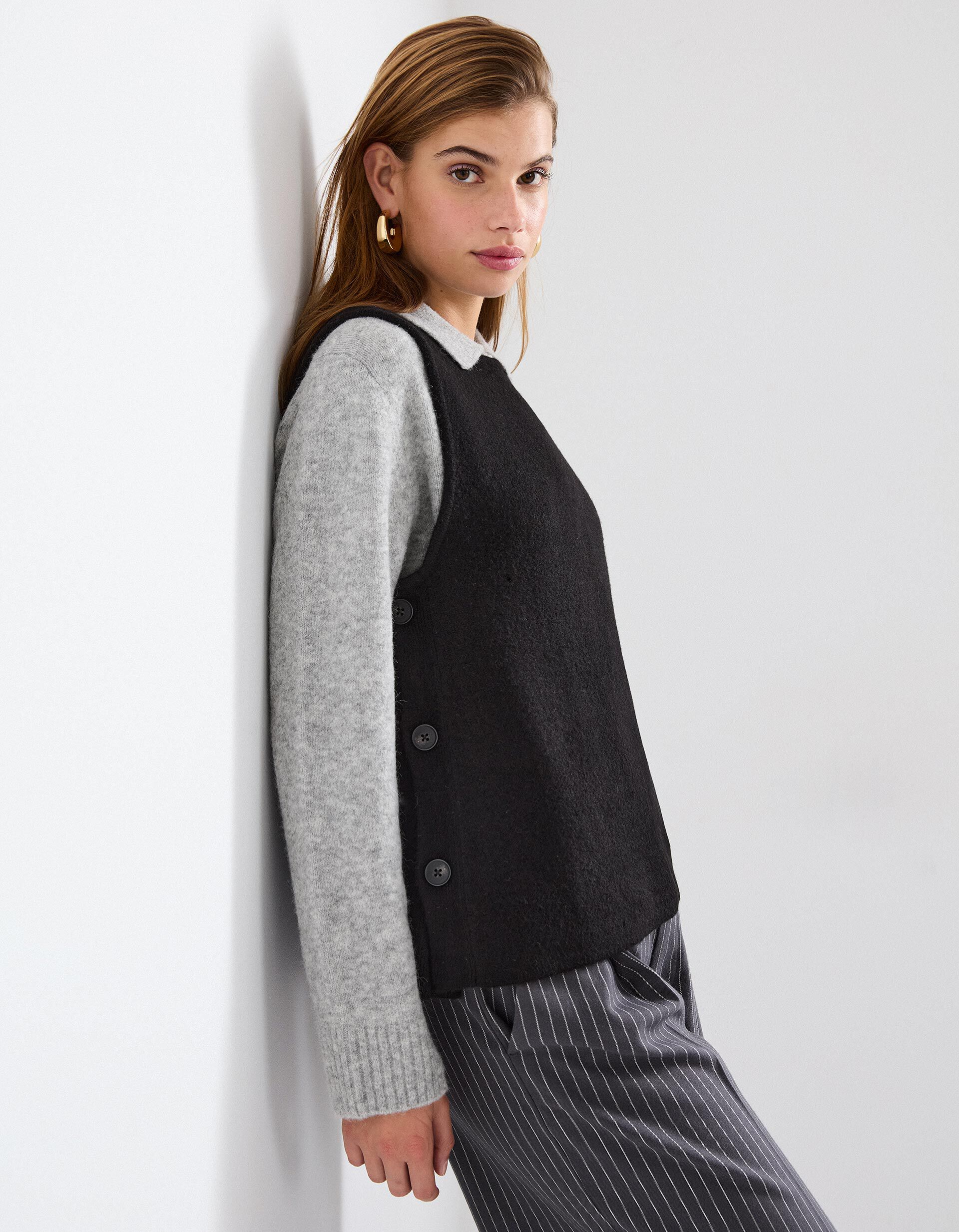 Comprar Online Colete de Malha, Mulher, Preto