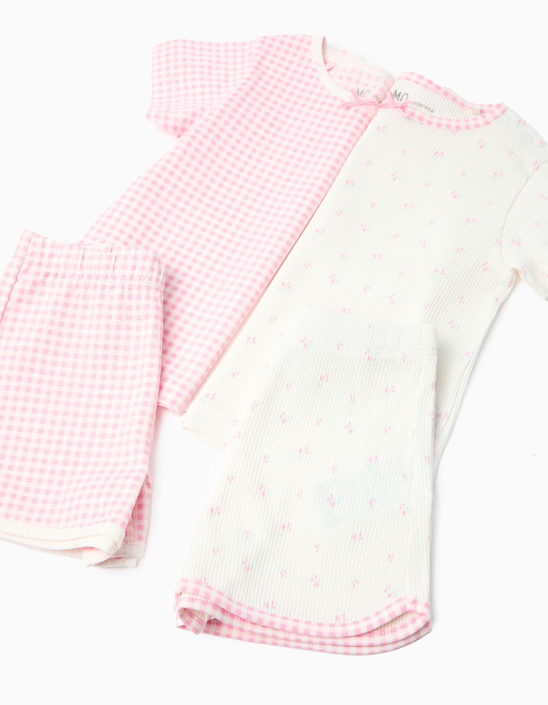Comprar Online Pack 2 Pijamas, Menina, Rosa Claro