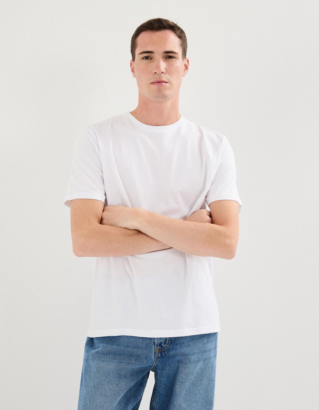T-shirt, Homem, Branco