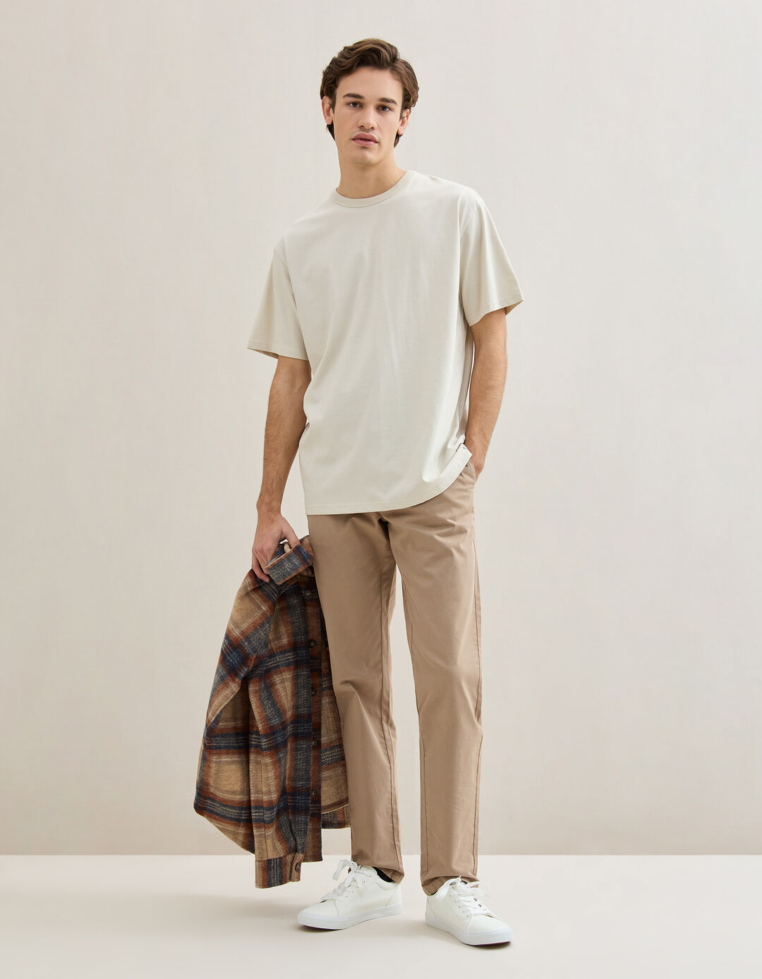 T-shirt Heavy Jersey, Homem, Cinzento Claro