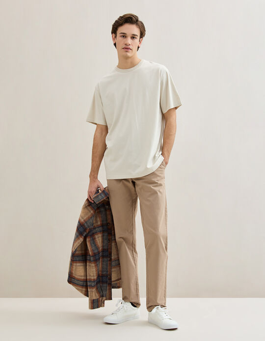 Comprar Online T-shirt Heavy Jersey, Homem, Cinzento Claro