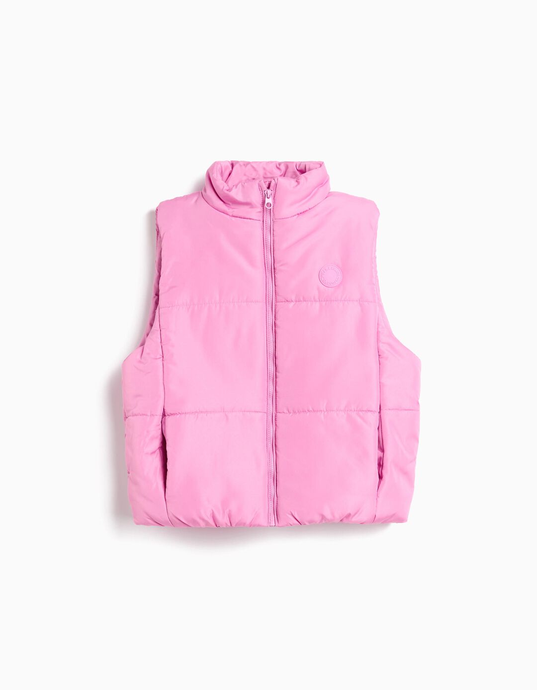 Colete Acolchoado, Menina, Rosa