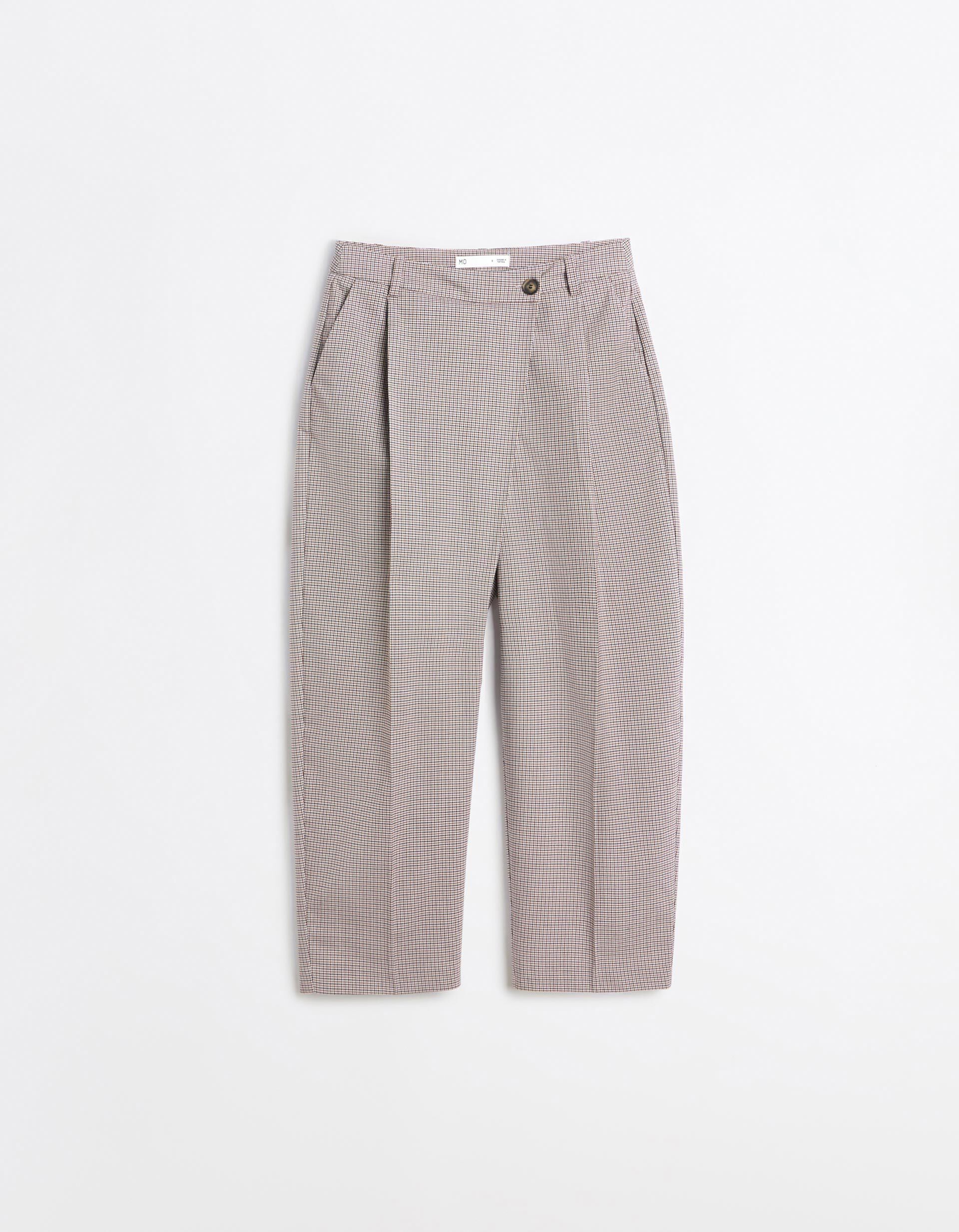 Comprar Online Cal&ccedil;as Aos Quadrados, Mulher, Bege