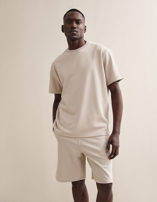 Comprar Online T-shirt, Homem, Bege