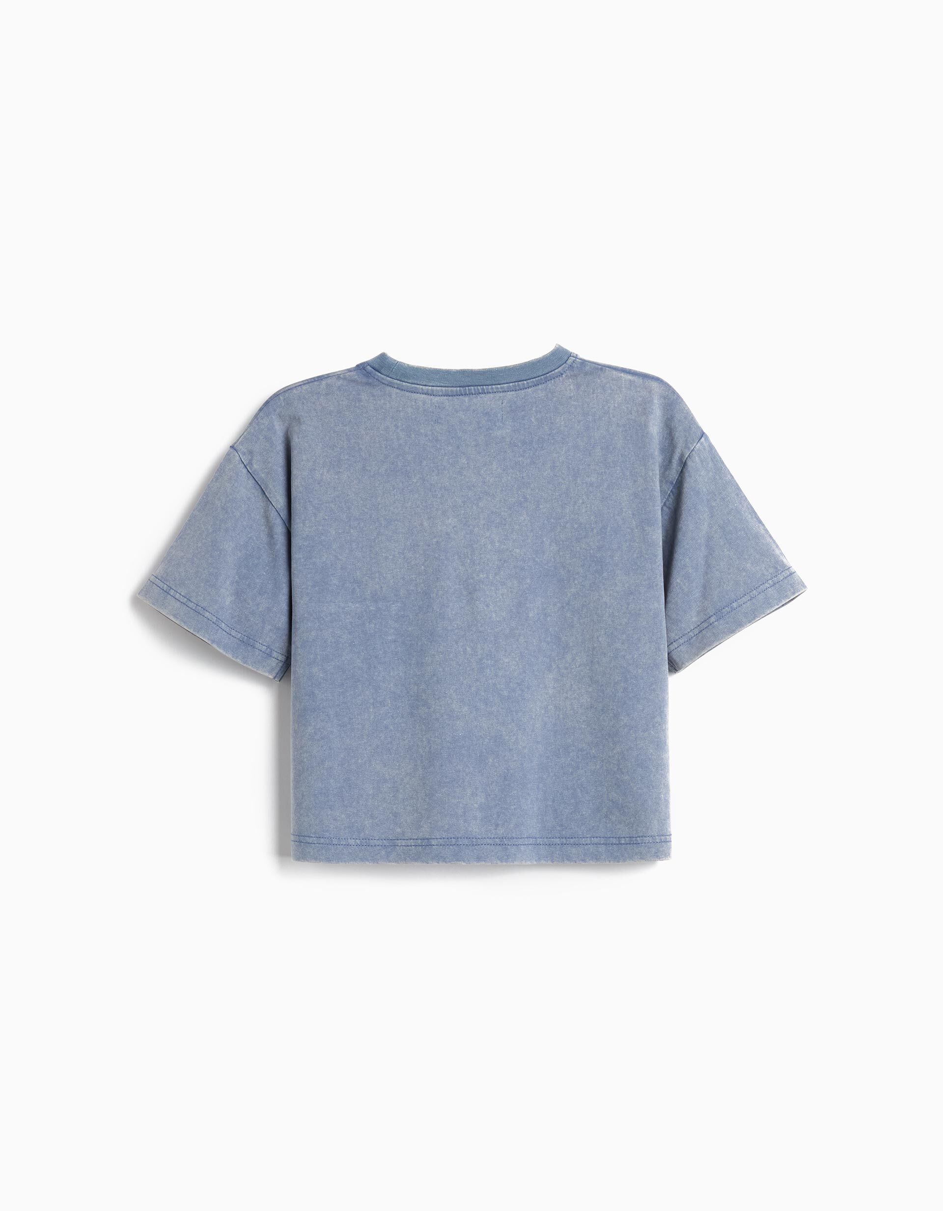 Comprar Online T-shirt Estampada, Menina, Azul Escuro
