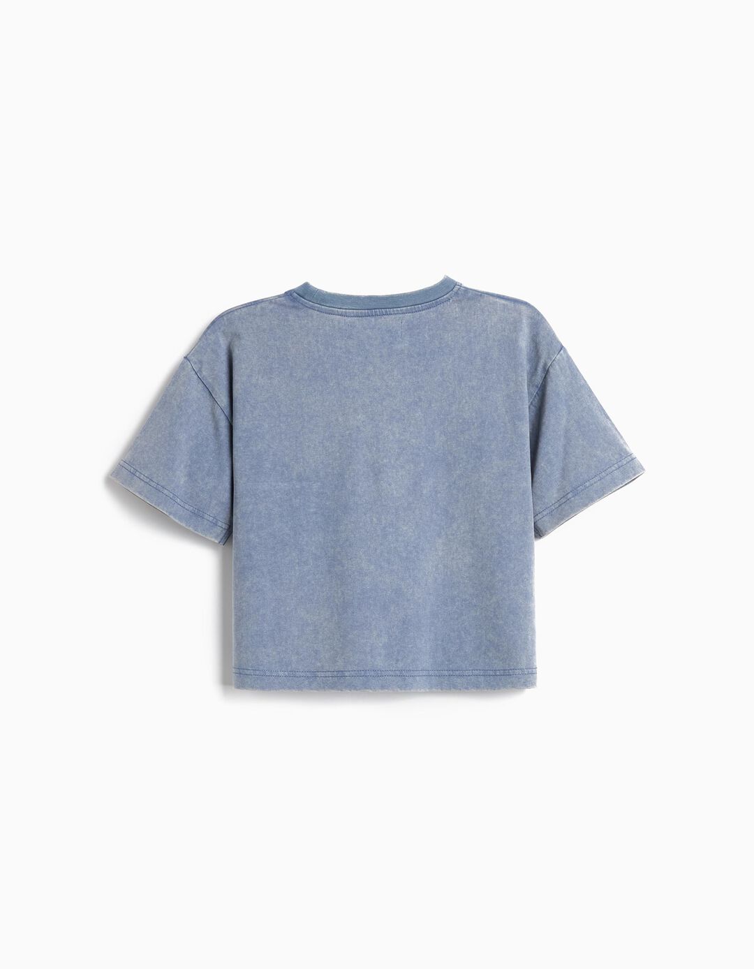T-shirt Estampada, Menina, Azul Escuro