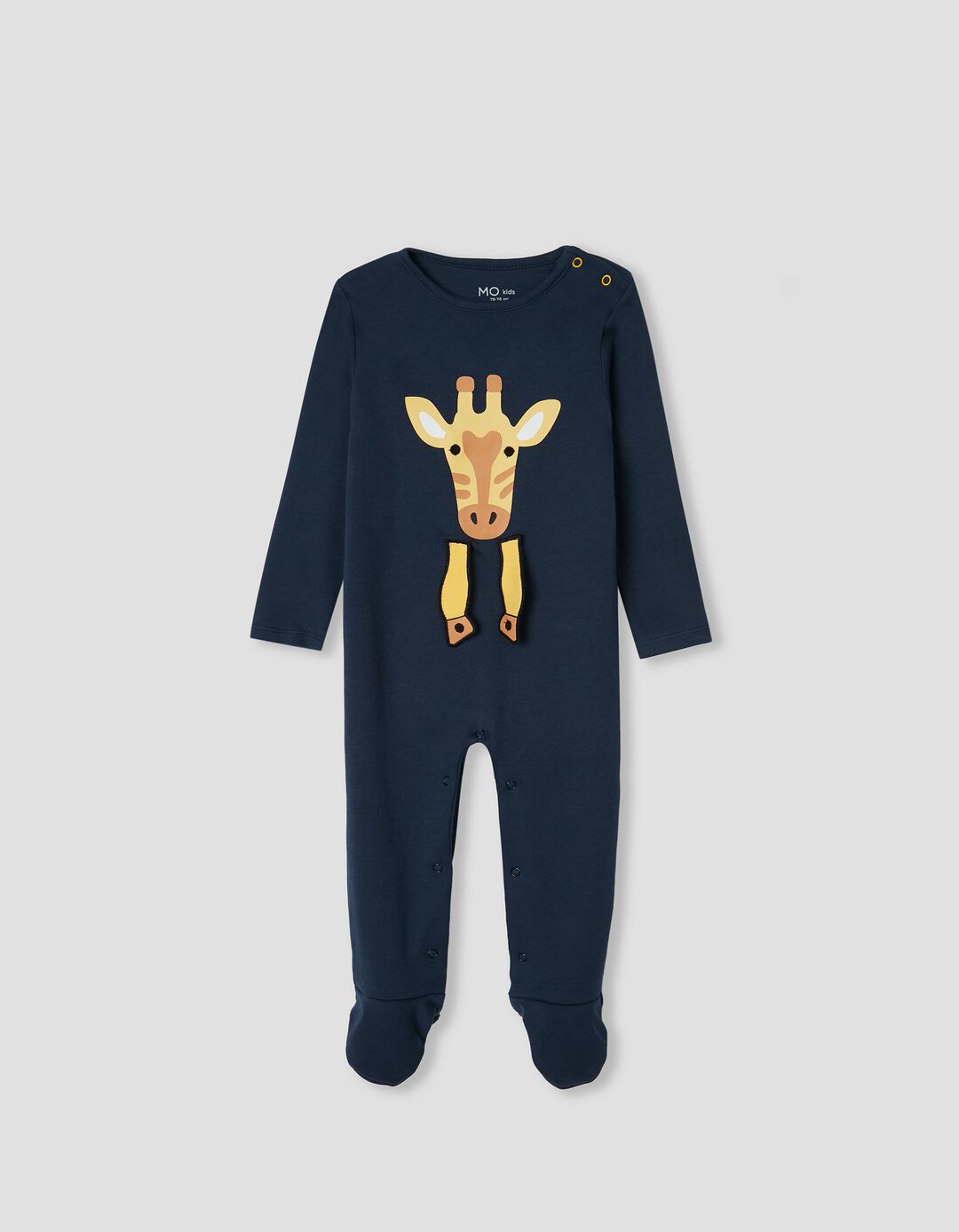 Giraffe' Sleepsuit, Babies, Dark Blue