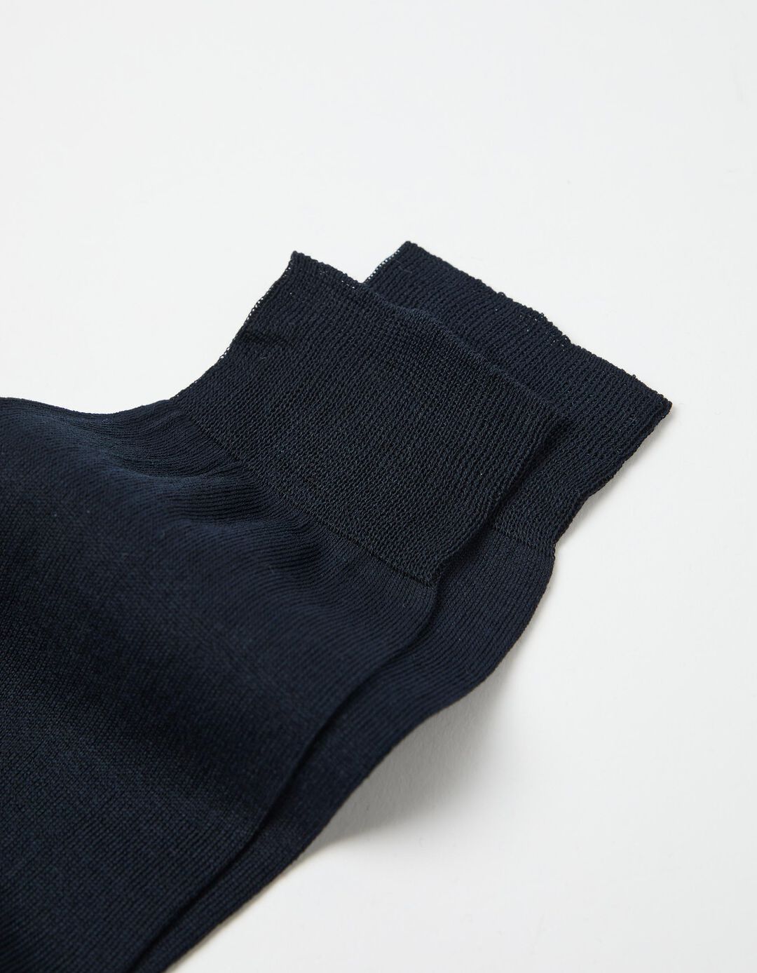 Meias 100% Algod&atilde;o, Homem, Azul Escuro