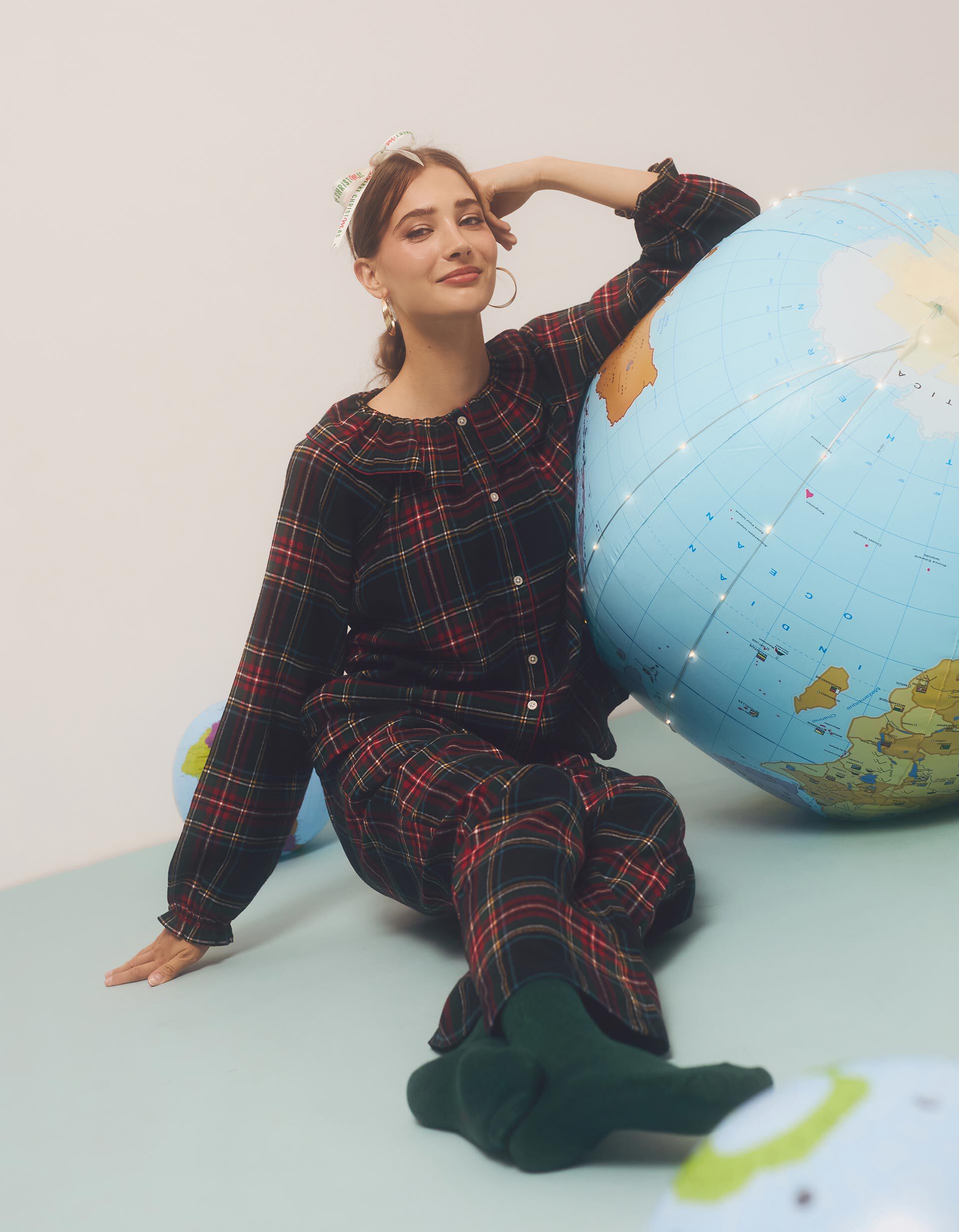 Pijama Flanela Natal, Mulher, Multicor