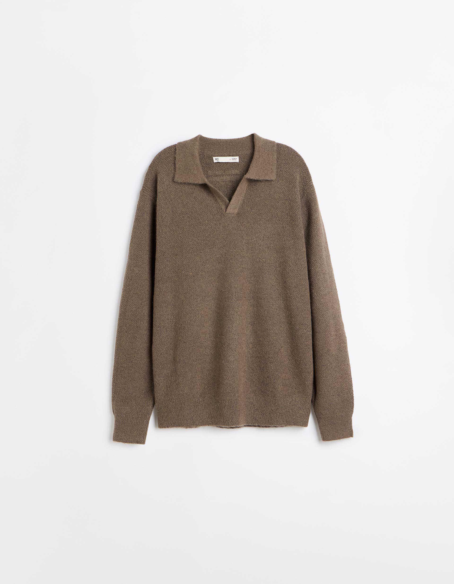 Comprar Online Camisola De Malha, Homem, Castanho