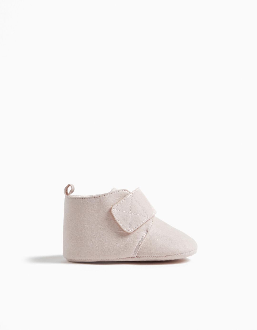 Boot slippers, Baby Girl, Light Pink