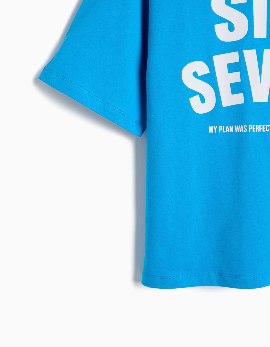 T-shirt Estampada 'Loose Fit', Menino, Azul