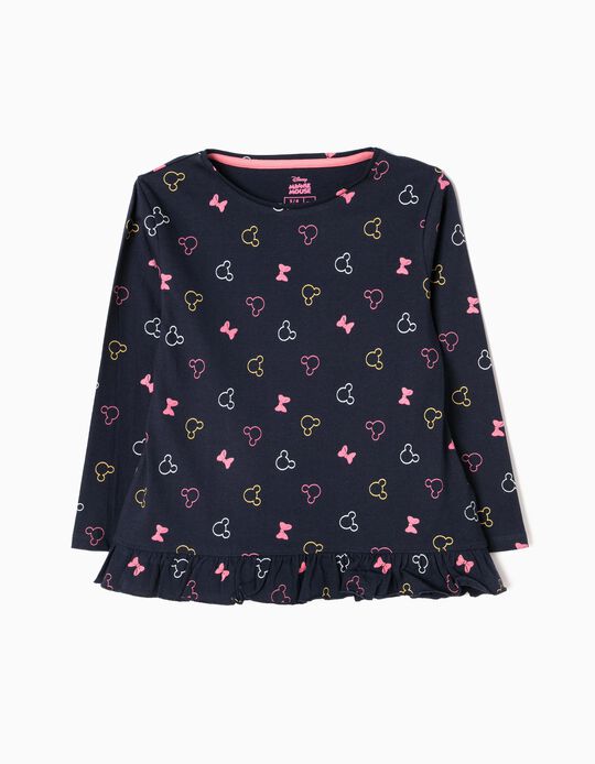 Blue Long-Sleeved Top, Minnie