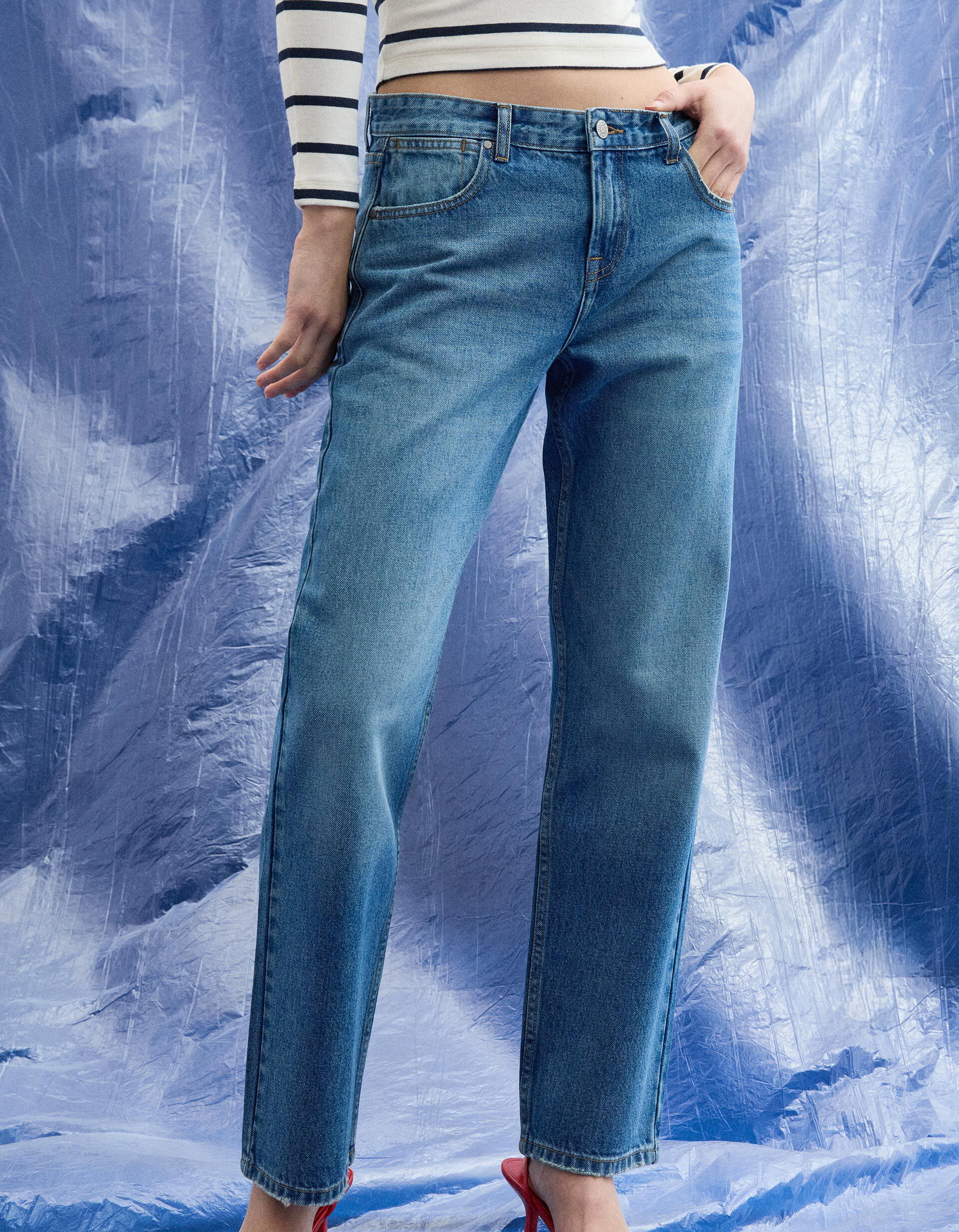 Comprar Online Cal&ccedil;as de Ganga 'Straight Fit', Mulher, Azul