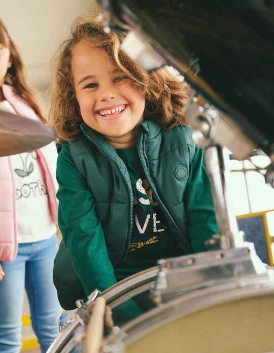 Comprar Online Colete, Menino, Verde Escuro