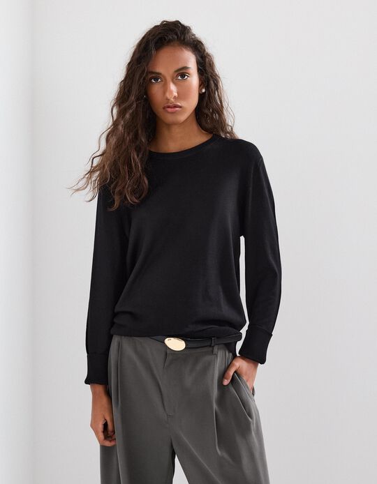 Comprar Online Camisola de Malha, Mulher, Preto