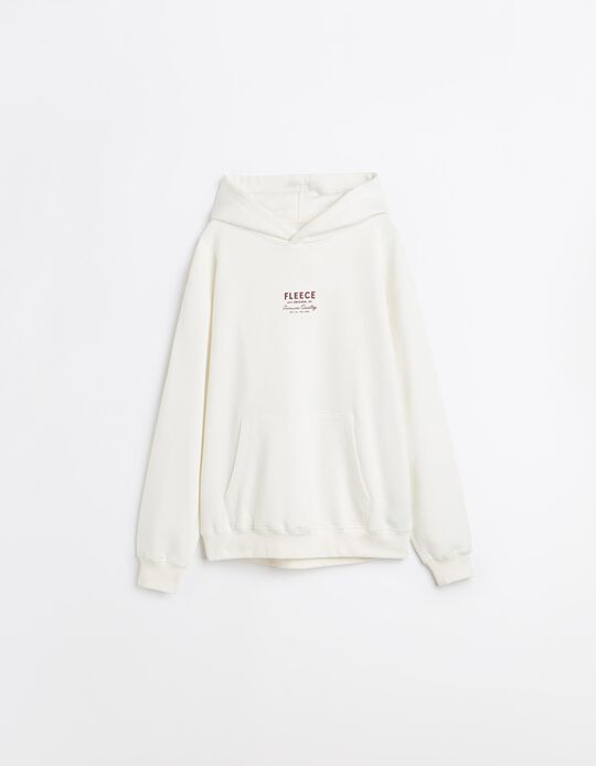 Comprar Online Sweatshirt Com Capuz, Homem, Branco