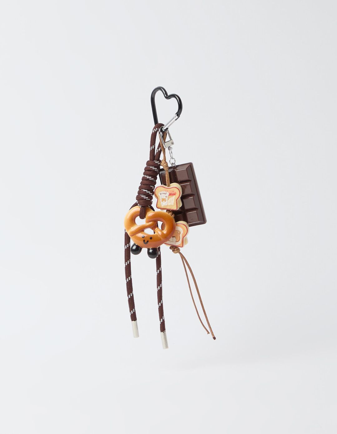 Porta-Chaves Charm Chocolate, Castanho
