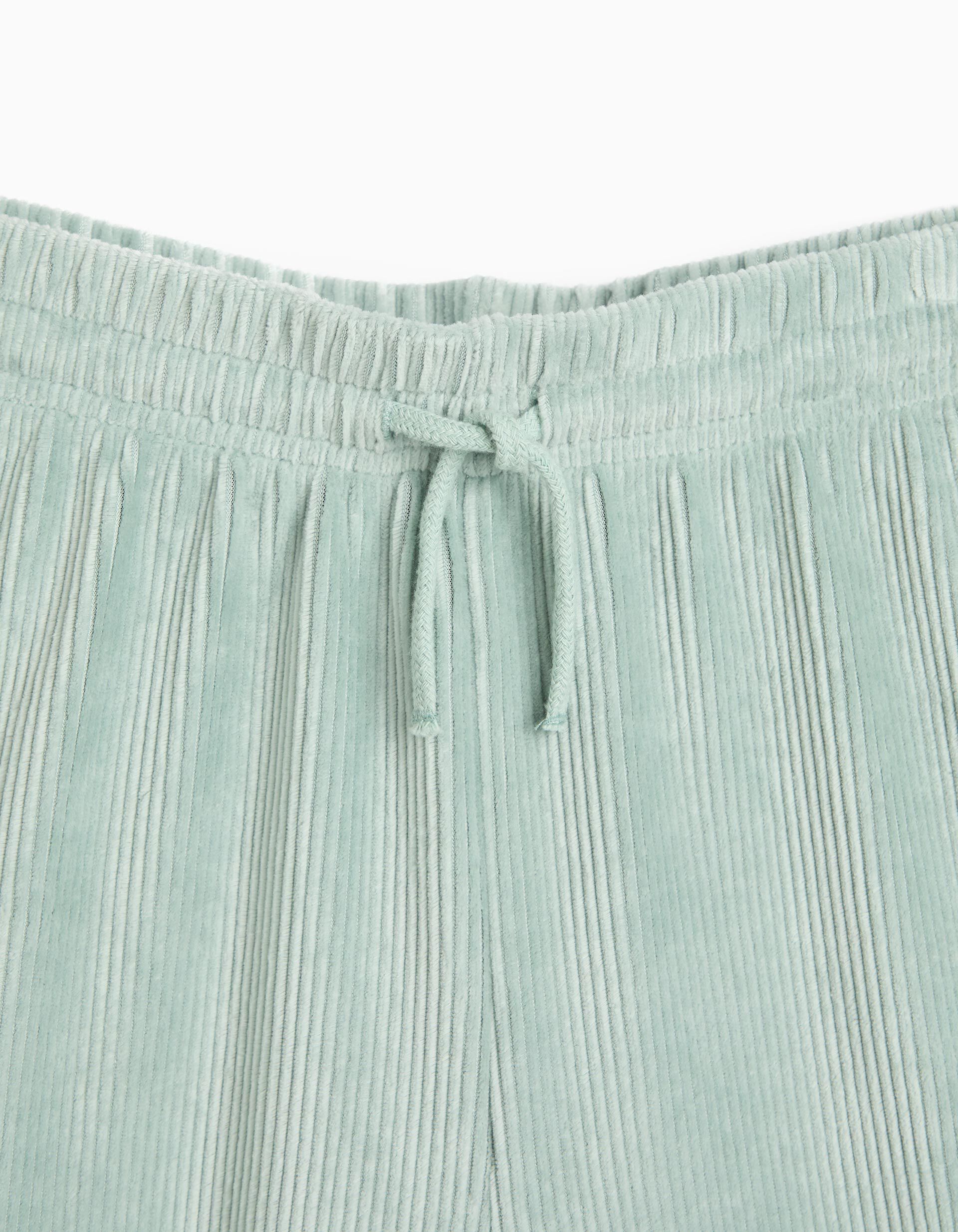 Comprar Online Cal&ccedil;as De Malha Wide Leg, Menina, Verde &Aacute;gua