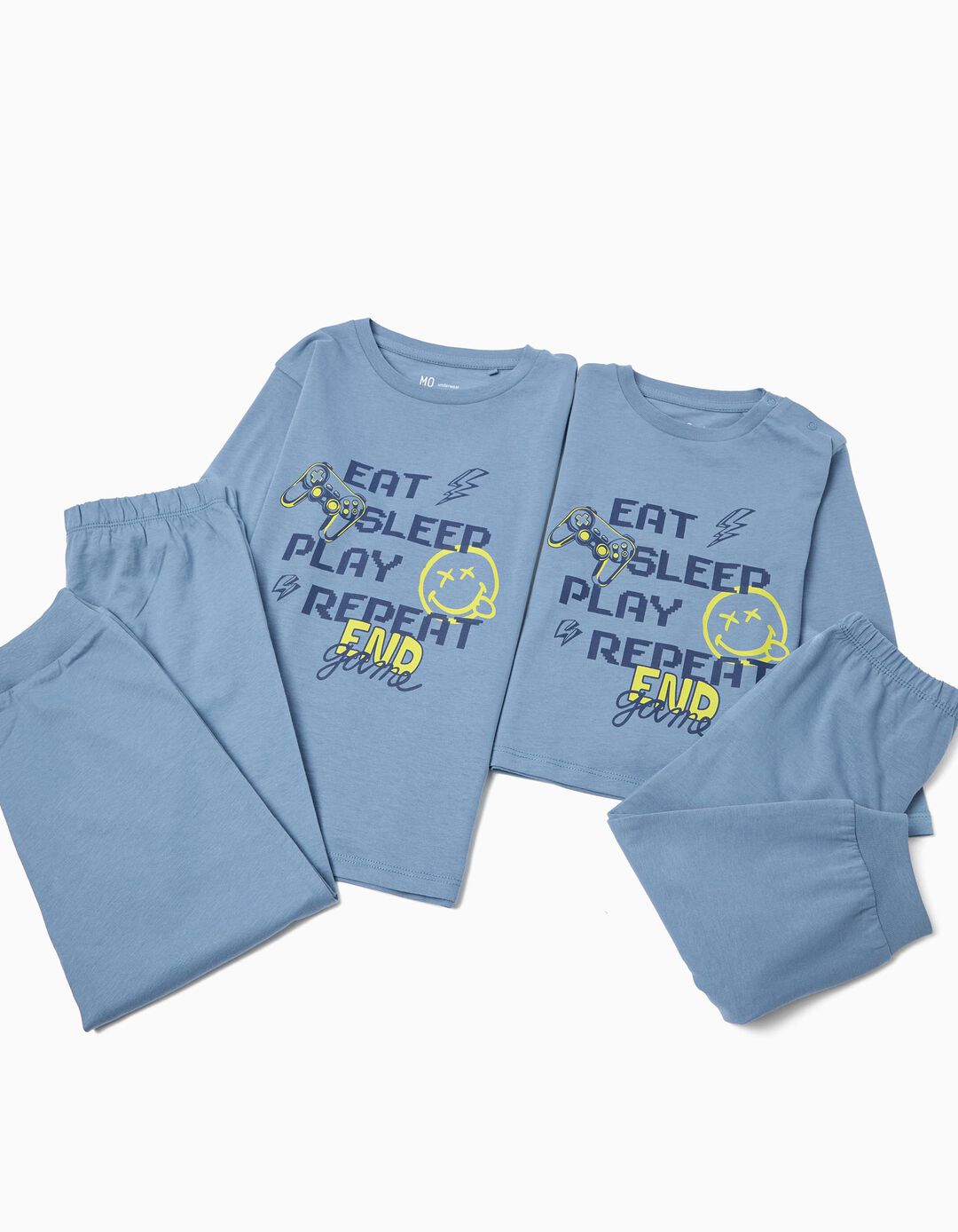 Pijama, Menino, Azul Claro