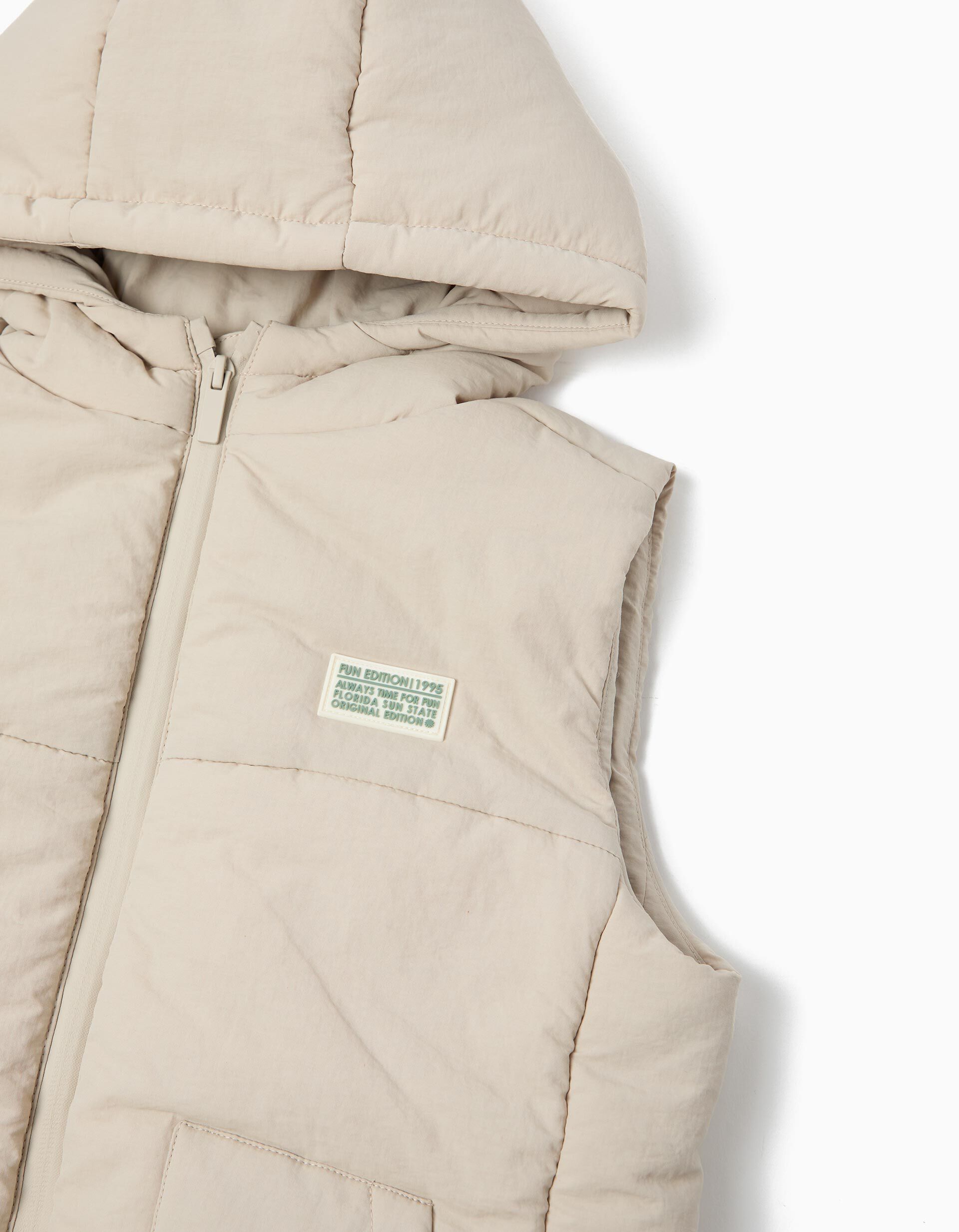 Comprar Online Colete, Menino, Bege Claro