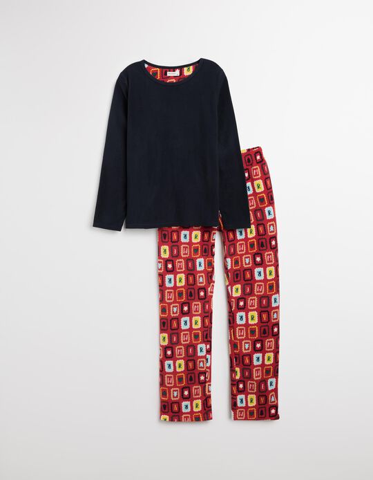 Comprar Online Pijama Polar Natal, Mulher, Azul Escuro