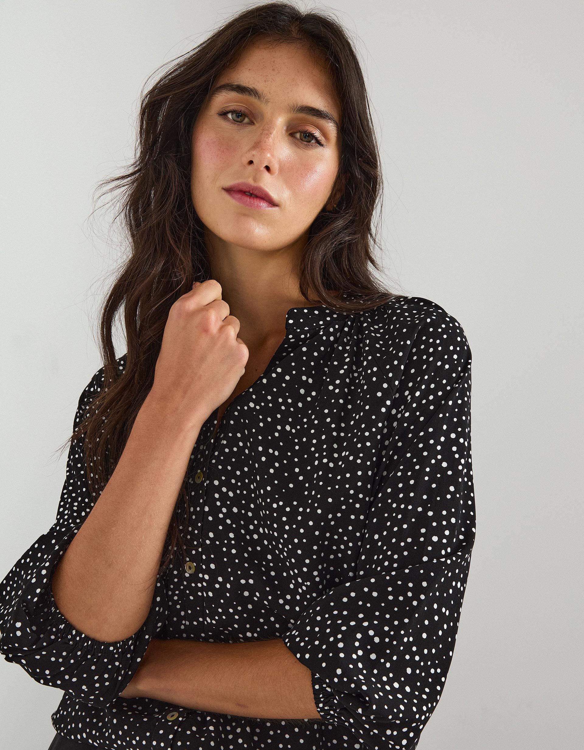 Comprar Online Blusa Viscose, Mulher, Preto