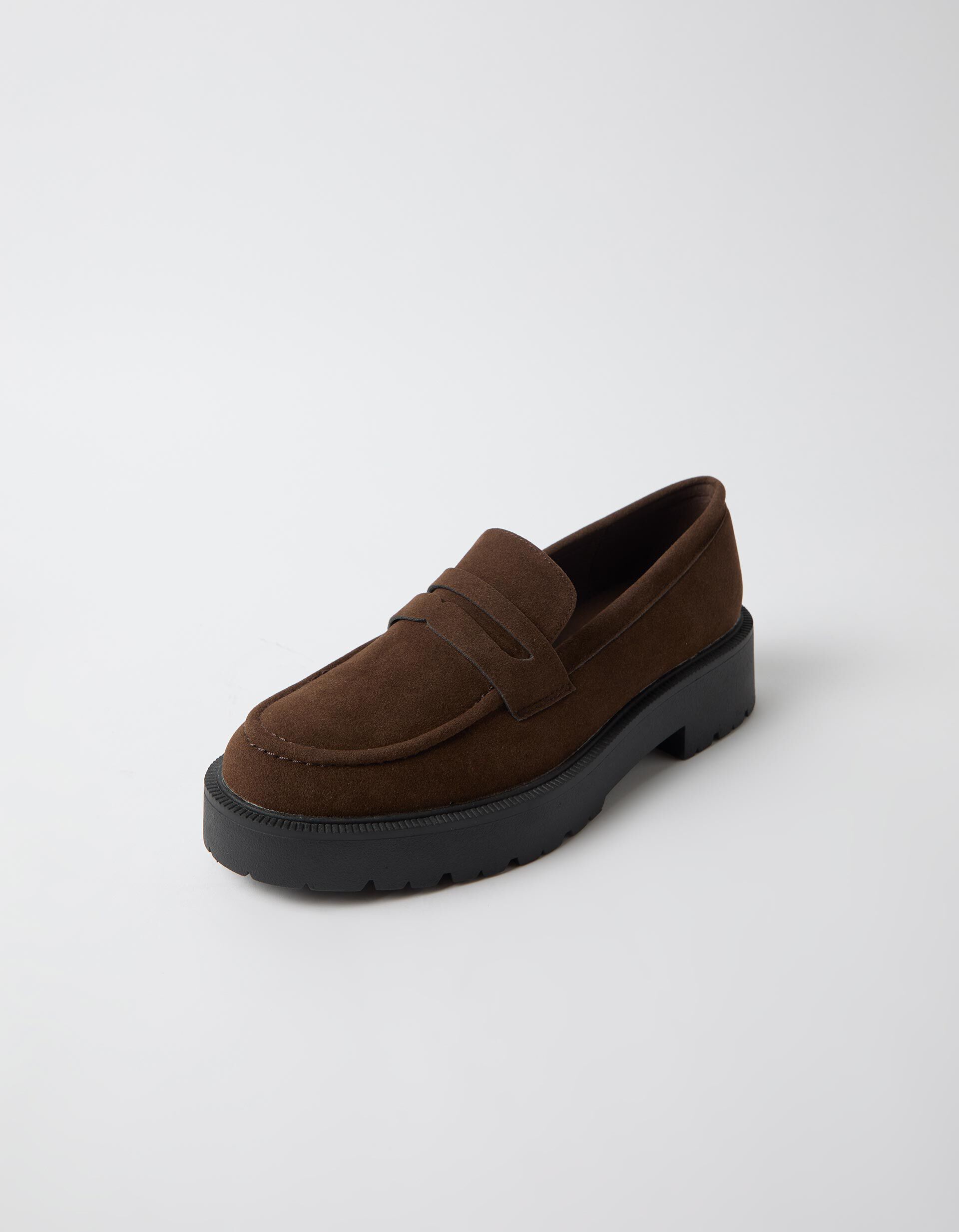 Comprar Online Mocassins Com Volume, Mulher, Castanho